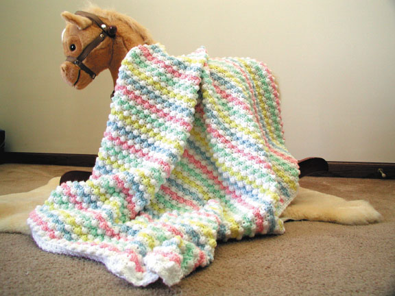 Mint Baby Afghan Free Crochet Pattern