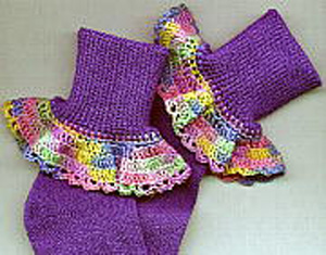 Crocheted Socks - Sue&apos;s Crochet and Knitting - Supplies, Yarn