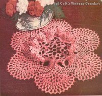 Carnation Ruffle Doily Pattern