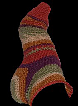 Free Knitting Pattern for Fleece Bed Socks