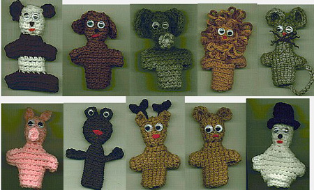 BFF Finger Puppets - Knitting Daily